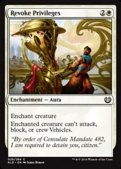 1x Revoke Privileges - Foil MTG Kaladesh NM Magic Foil - Image 1