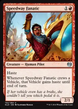 1x Speedway Fanatic - Foil MTG Kaladesh NM Magic Foil - Image 1
