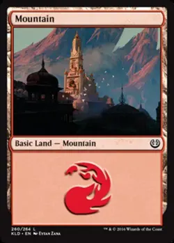 1x Mountain (260/264) - Foil MTG Kaladesh NM Magic Foil - Image 1