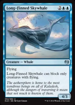 1x Long-Finned Skywhale - Foil MTG Kaladesh NM Magic Foil - Image 1