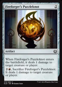 1x Fireforger's Puzzleknot - Foil MTG Kaladesh NM Magic Foil - Image 1