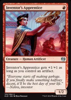 1x Inventor's Apprentice MTG Kaladesh NM Magic Regular - Image 1