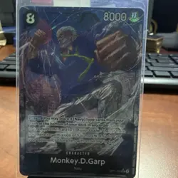 Monkey.D.Garp OP11-095 SR Foil 8000 Power A Fist of Divine Speed One Piece CCG - Image 1