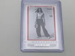 2025 Panini Chronicled Caitlin Clark #99 Snapshots Time Athlete of the Year - Image 1