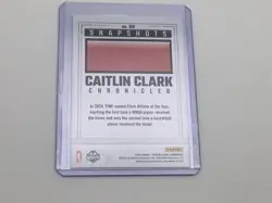2025 Panini Chronicled Caitlin Clark #99 Snapshots Time Athlete of the Year - Image 2