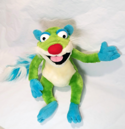 Treelo Lemur Plush Bear in the Big Blue House Henson/Nanco w/o Santa Hat & Candy - Image 1