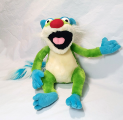 Treelo Lemur Plush Bear in the Big Blue House Henson/Nanco w/o Santa Hat & Candy - Image 2