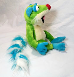Treelo Lemur Plush Bear in the Big Blue House Henson/Nanco w/o Santa Hat & Candy - Image 3