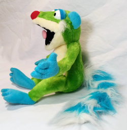 Treelo Lemur Plush Bear in the Big Blue House Henson/Nanco w/o Santa Hat & Candy - Image 5