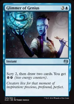 1x Glimmer of Genius MTG Kaladesh NM Magic Regular - Image 1