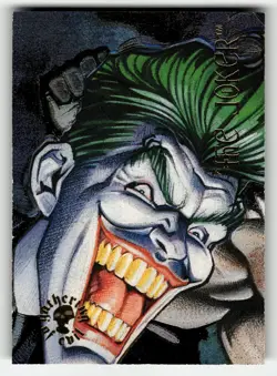 1995 SkyBox DC Villains: Dark Judgment #GE3 Joker Gathering of Evil - Image 1