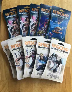 Riftbound: League of Legends; Origins & Spiritforged X10 Sleeved Booster Packs - Image 1
