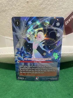 Disney Lorcana - The Cold Never Bothered Me 234/204 Winterspell - Enchanted - NM - Image 1