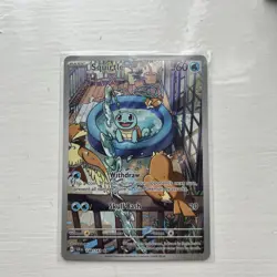 Pokemon squirtle 148/142 stellar crown NM illustration rare full art - Image 1