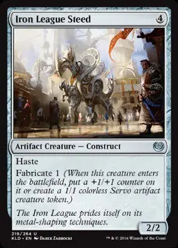 1x Iron League Steed - Foil MTG Kaladesh NM Magic Foil - Image 1