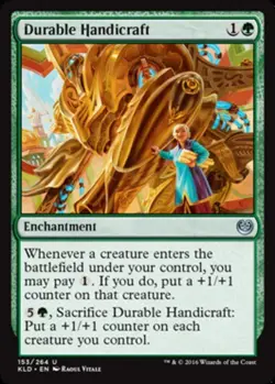 1x Durable Handicraft - Foil MTG Kaladesh NM Magic Foil - Image 1