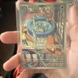 Pokemon Squirtle Illustration Rare Full Art Holo Sv07: Stellar Crown 148/142 - Image 1