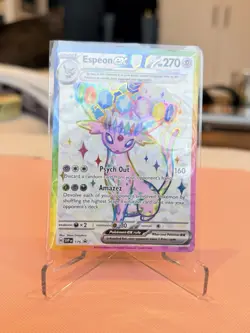 Pokemon TCG - Espeon Ex SVP 175 - Prismatic Evolutions Full Art Promo - NM - Image 1