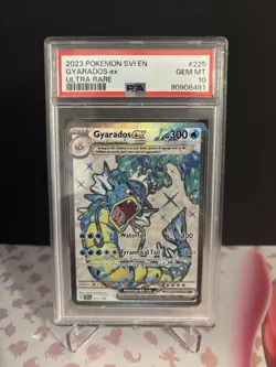 PSA 10 GEM MINT Gyarados ex 225/198 Scarlet & Violet Base Secret Rare Terastal - Image 4