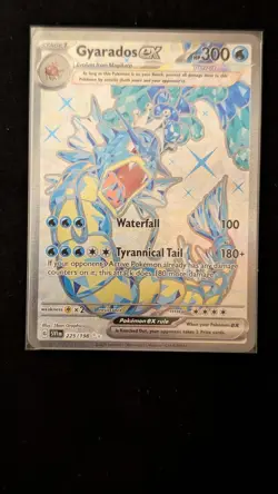 Pokemon Gyarados EX TCG Scarlet & Violet Base SV1 Card 225/198 Full Art - Image 1