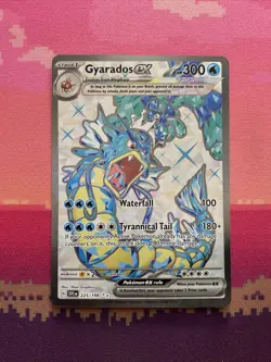 Pokemon Card Gyarados ex 225/198 Ultra Rare Scarlet & Violet Near Mint - Image 1