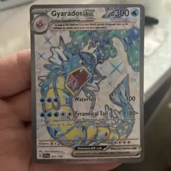 Pokemon Gyarados EX TCG Card 225/198 Scarlet and Violet Full Art - Image 1