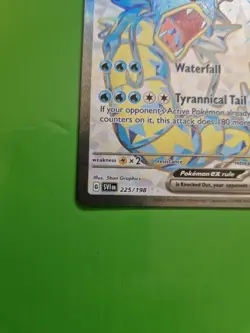 Pokemon Gyarados EX TCG Scarlet Violet Base Set Holo Ultra Rare Card 225/198 - Image 5