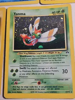 Pokemon 5 Card Lot As Pictured Stars Various Dates See Description - Image 4