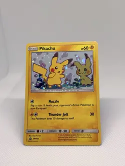 Pokemon Cards Pikachu - SM162 Sun & Moon Promo Holo Promo Card - Image 1