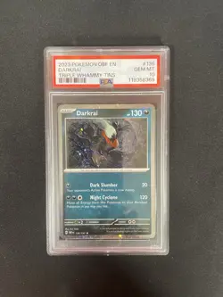 POKEMON OBF EN-OBSIDIAN FLAMES TRIPLE WHAMMY TINS DARKRAI PSA 10 Double Swirl - Image 1
