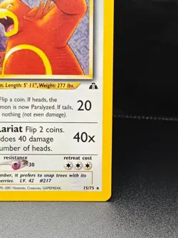 Pokemon Neo Discovery Ursaring 15/75 Holo Card Near Mint - Image 4