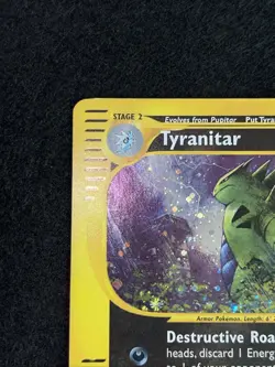 LP Tyranitar H28/H32 Aquapolis 2002 Holo E-Series Vintage Pokemon Card TCG - Image 4