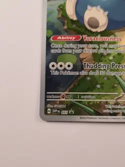 Pokemon TCG Snorlax 051 SV Scarlet & Violet Promo Card Holo NM Condition - Image 5