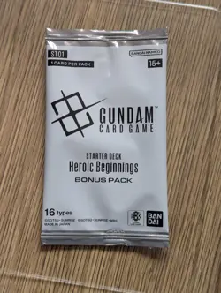 Bandai Gundam Card Game (TCG) - ST01 Starter Deck: Heroic Beginnings - NO MINIS - Image 5