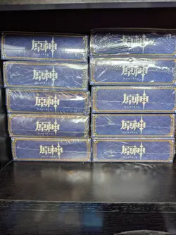 Genshin Impact 36-Pack Trading Card Deluxe Booster Box Anime TCG CCG 10x Boxes - Image 1