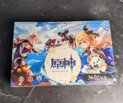 Genshin Impact 36-Pack Trading Card Deluxe Booster Box Anime TCG CCG 10x Boxes - Image 3