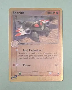 Pokemon TCG - Anorith #27/100 Sandstorm E Series - Reverse Holo- English - LP - Image 1