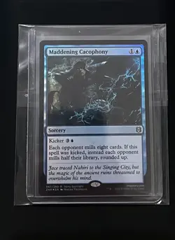 MTG Maddening Cacophony Zendikar Rising Foil #67 NM - Image 1