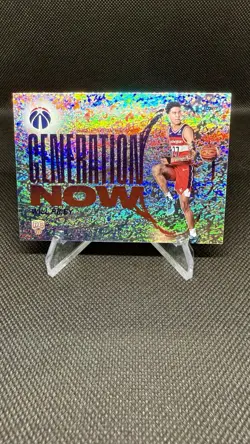 WILL RILEY 2025-26 TOPPS FLAGSHIP - GENERATION NOW INSERT HOLO ROOKIE WIZARDS RC - Image 1