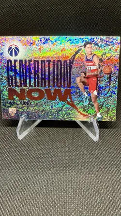 WILL RILEY 2025-26 TOPPS FLAGSHIP - GENERATION NOW INSERT HOLO ROOKIE WIZARDS RC - Image 3