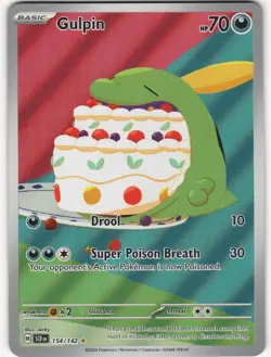 Gulpin 154/142 Illustration Rare Stellar Crown NM Pokemon - Image 1