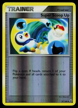 Pokemon Card - Super Scoop Up Majestic Dawn 87/100 Uncommon Reverse Holo - Image 1