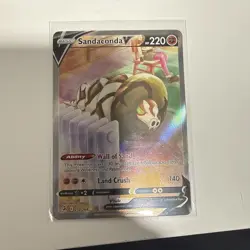 2021 Pokemon SWSH Fusion Strike Sandaconda V #252/264 - Image 1