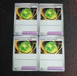 4x Cynthia's Power Weight 162/182 x4 - Destined Rivals - Pokemon TCG - Playset - Image 1