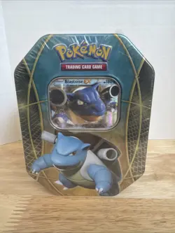 2014 Pokemon Blastoise EX Tin XY Power Trio Brand NEW Factory Sealed - Image 1
