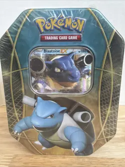 2014 Pokemon Blastoise EX Tin XY Power Trio Brand NEW Factory Sealed - Image 2