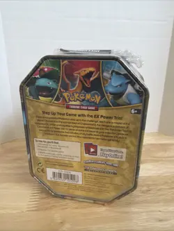 2014 Pokemon Blastoise EX Tin XY Power Trio Brand NEW Factory Sealed - Image 5
