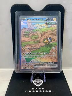 Pokemon TCG Iron Hands Ex 248/182 Paradox Rift Special Illustration Rare - Image 1