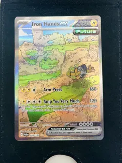 Pokemon TCG Iron Hands Ex 248/182 Paradox Rift Special Illustration Rare - Image 3