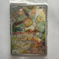 Pokemon Eevee Holo Promo Sv: Scarlet & Violet 173 English 2025 50 HP SEALED - Image 1